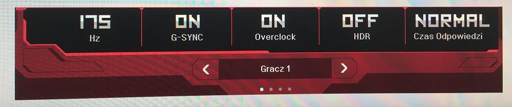 LG 38GL950G - Ustawienia OSD