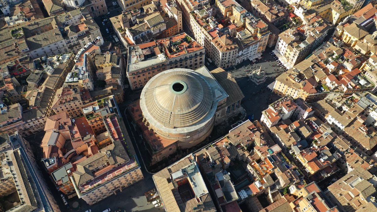 Panteon z lotu ptaka