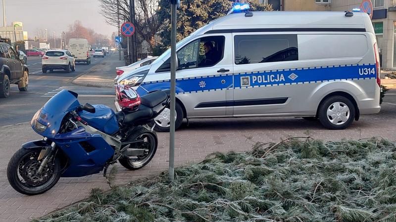 Policja zatrzymała kierującego motocyklem