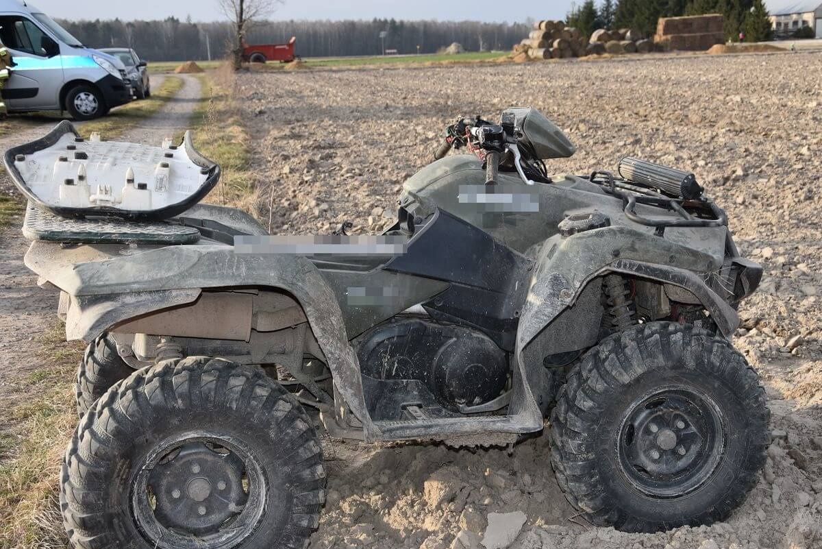 Śmiertelny wypadek na quadzie