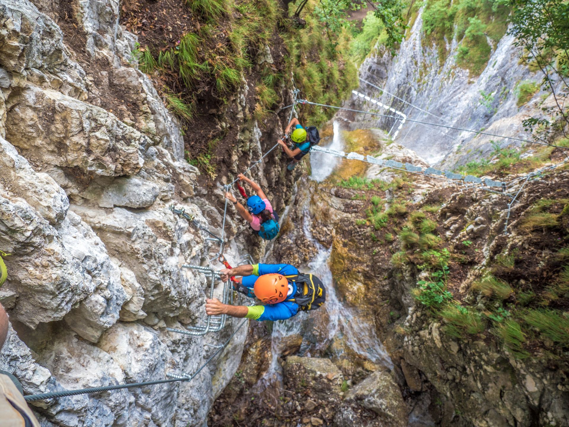 Via ferrata nadaje się tylko dla doświadczonych wspinaczy