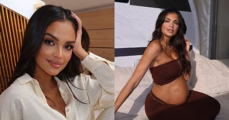 Klaudia El Dursi wspomina, ile przytyła w ciąży i prezentuje zdjęcie TOPLESS na kilka godzin przed porodem