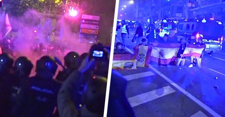 Kolejna niespokojna noc w Madrycie. Policja starła się z protestującymi