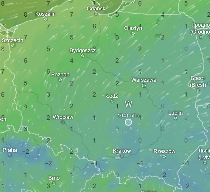 Pogoda w czwartek po południu