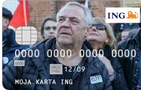 Krytykowany przez klientów ING Bank Śląski odcina się od udziału Marka Kondrata w demonstracji KOD