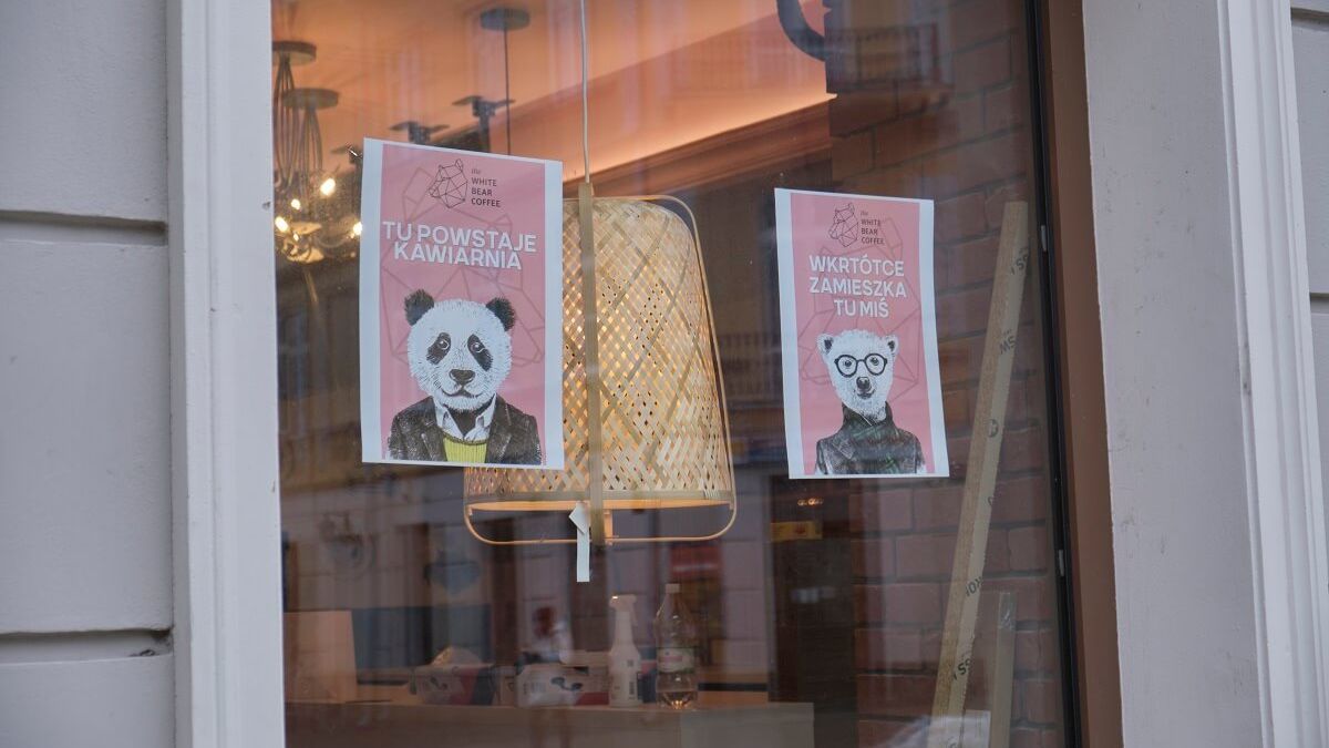 Kawiarnia The White Bear Coffee przy Krakowskim Przedmieściu w Lublinie
