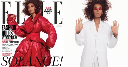Solange Knowles na okładce "Elle"