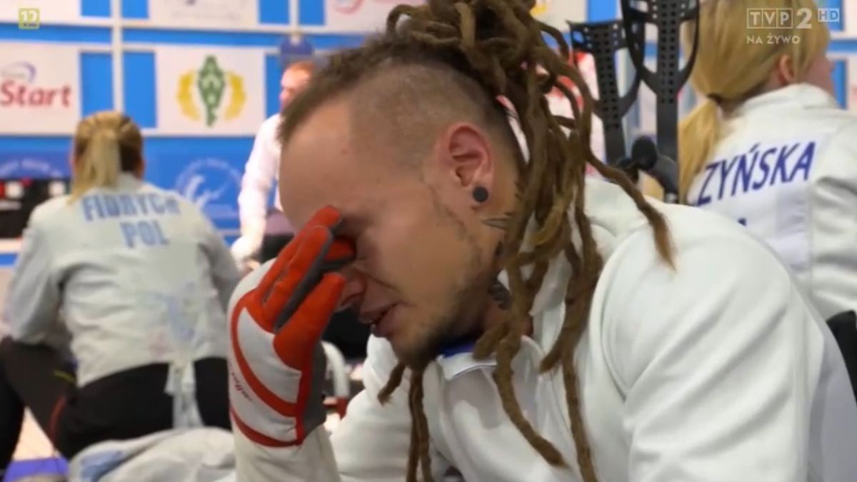 Mateusz wzruszył się na wizji.