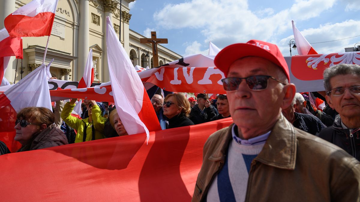 People take part in the 1000th anniversary of Poland's first kings coronations in Warsaw, Poland, on Saturday 12, 2025. These historic events, taking place in Gniezno in 1025, established Poland as a sovereign kingdom and demonstrated its growing importance in medieval Europe.