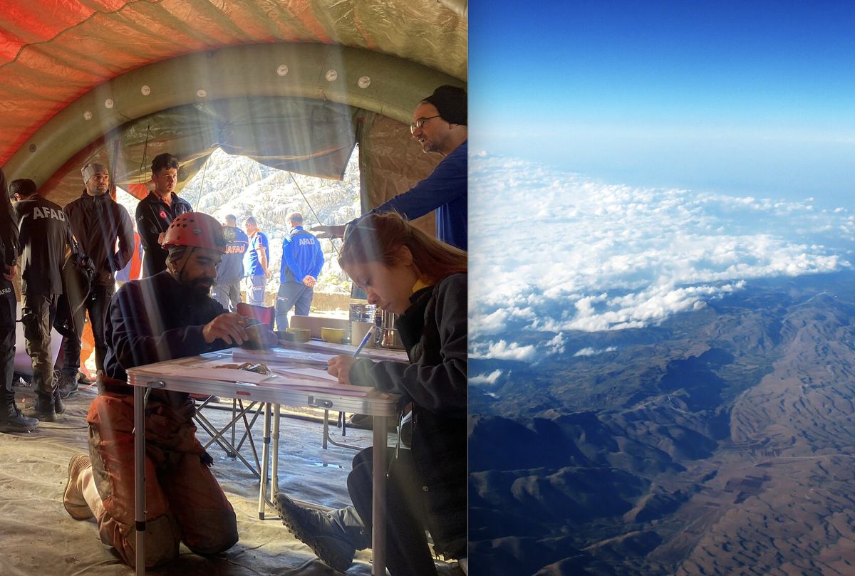 Tureccy ratownicy szykują się do akcji w górach Taurus