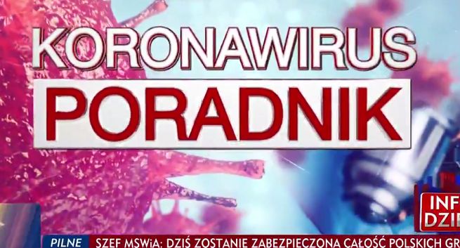 TVP Info rusza z programem poradnikowym o koronawirusie (wideo)