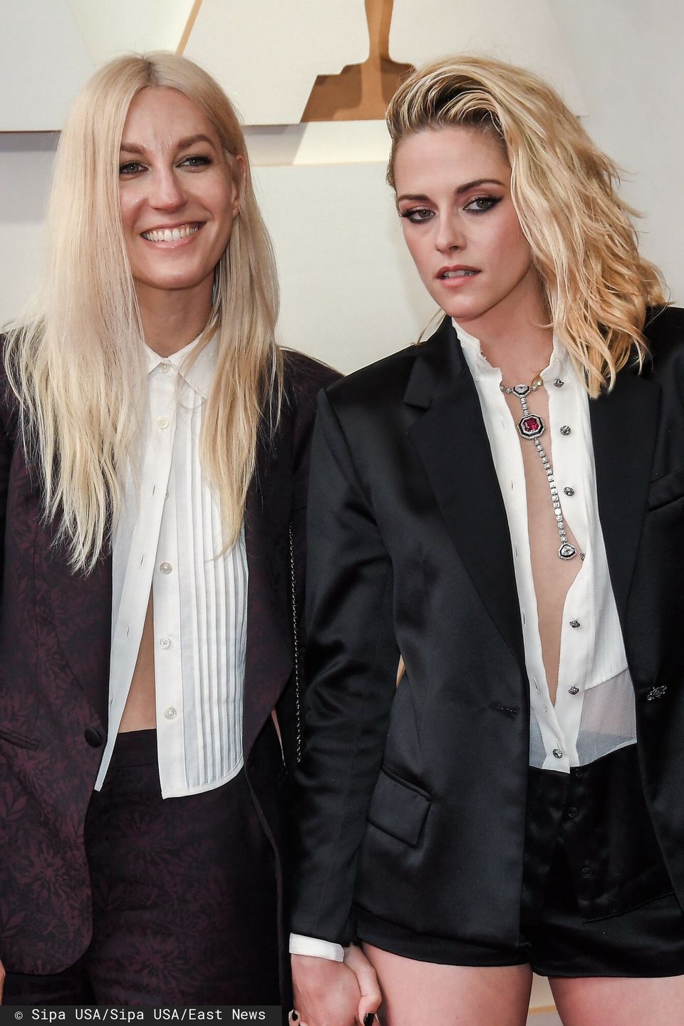 Kristen Stewart i Dylan Meyer na czerwonym dywanie