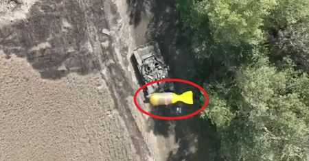 Operator drona skuteczny jak snajper. Trafił w otwarty właz rosyjskiego czołgu
