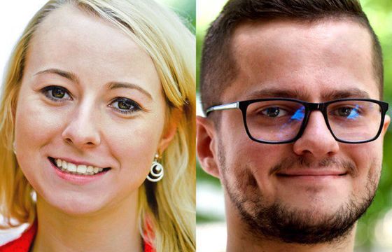 Ewelina Przastek i Przemysław Gajos w zespole Hanami Communications