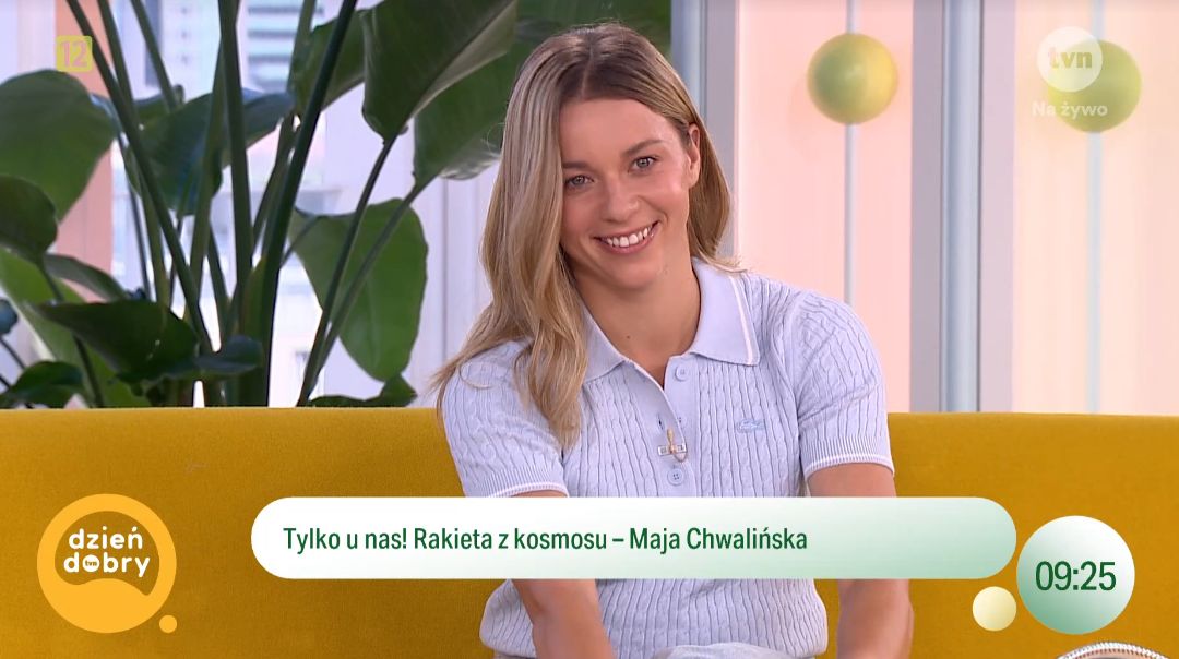 Maja Chwalińska w "Dzień dobry TVN"