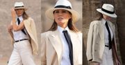 Melania Trump zwiedza piramidy przebrana za Michaela Jacksona
