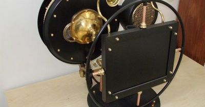 Komputer w stylu steampunk