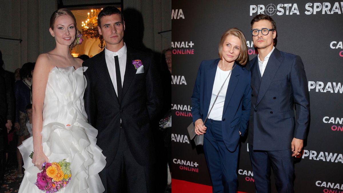 Mateusz Damięcki był związany z Patrycją Krogulską, a obecnie jego żoną jest Paulina Andrzejewska