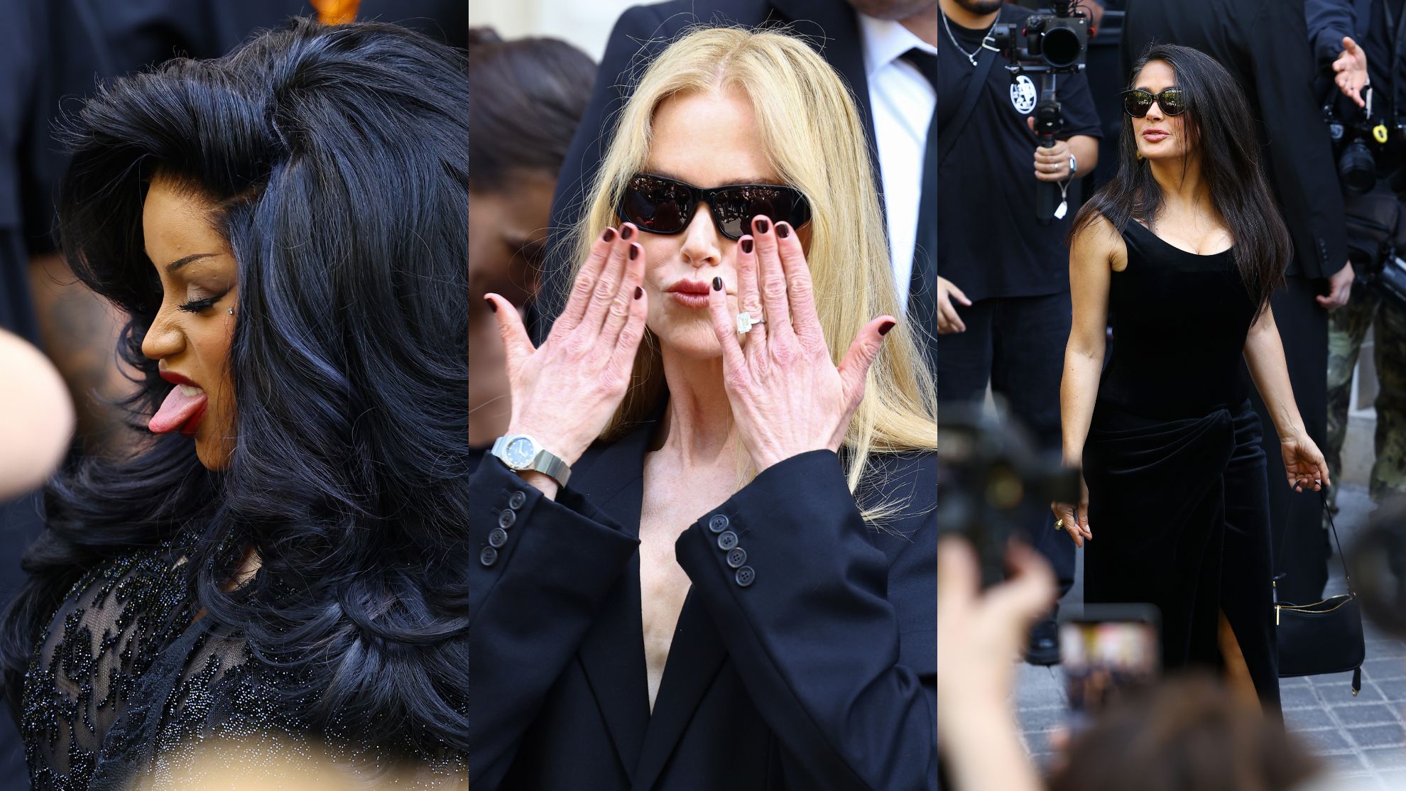 Znane miłośniczki mody zleciały się na pokaz Balenciagi