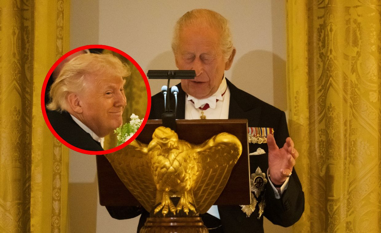 Karol III wyśmiewa Trumpa