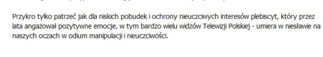 Komunikat TVP
