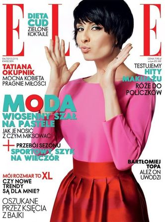 Wiosenna Tatiana na okładce "Elle" (FOTO)