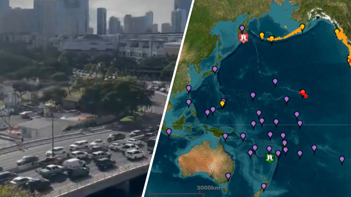 Tsunami u wybrzeży USA