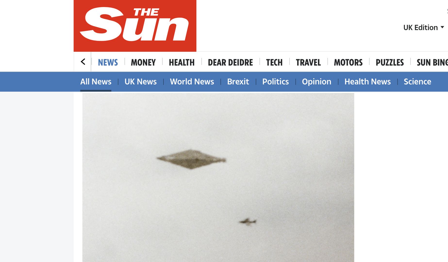 The best UFO photo in the world.  They were found after many years – o2