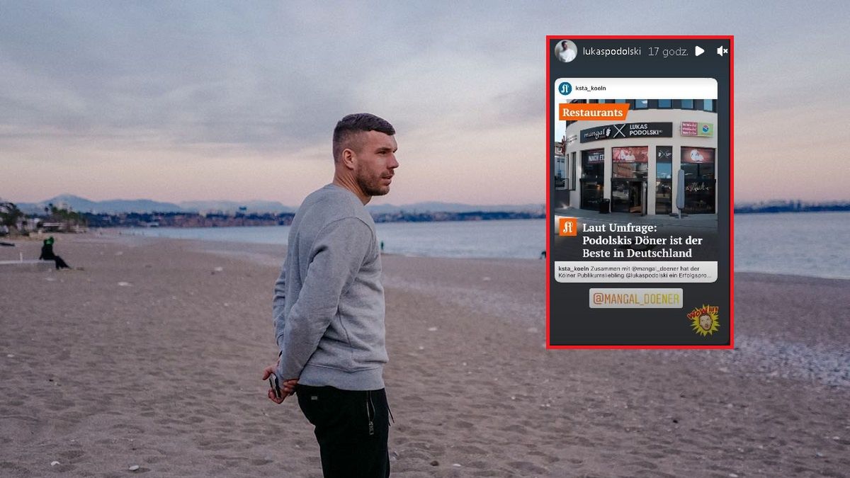 Lukas Podolski zyskał uznanie w gastronomii