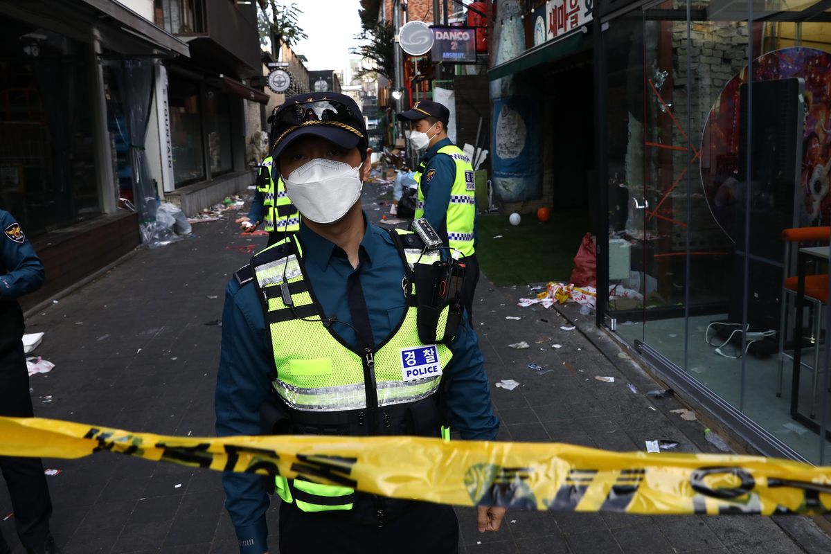 Seul - zdjęcie z miejsca tragedii (Photo by Chung Sung-Jun/Getty Images)