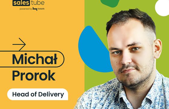 Michał Prorok head of delivery w SalesTube powered by hmmh