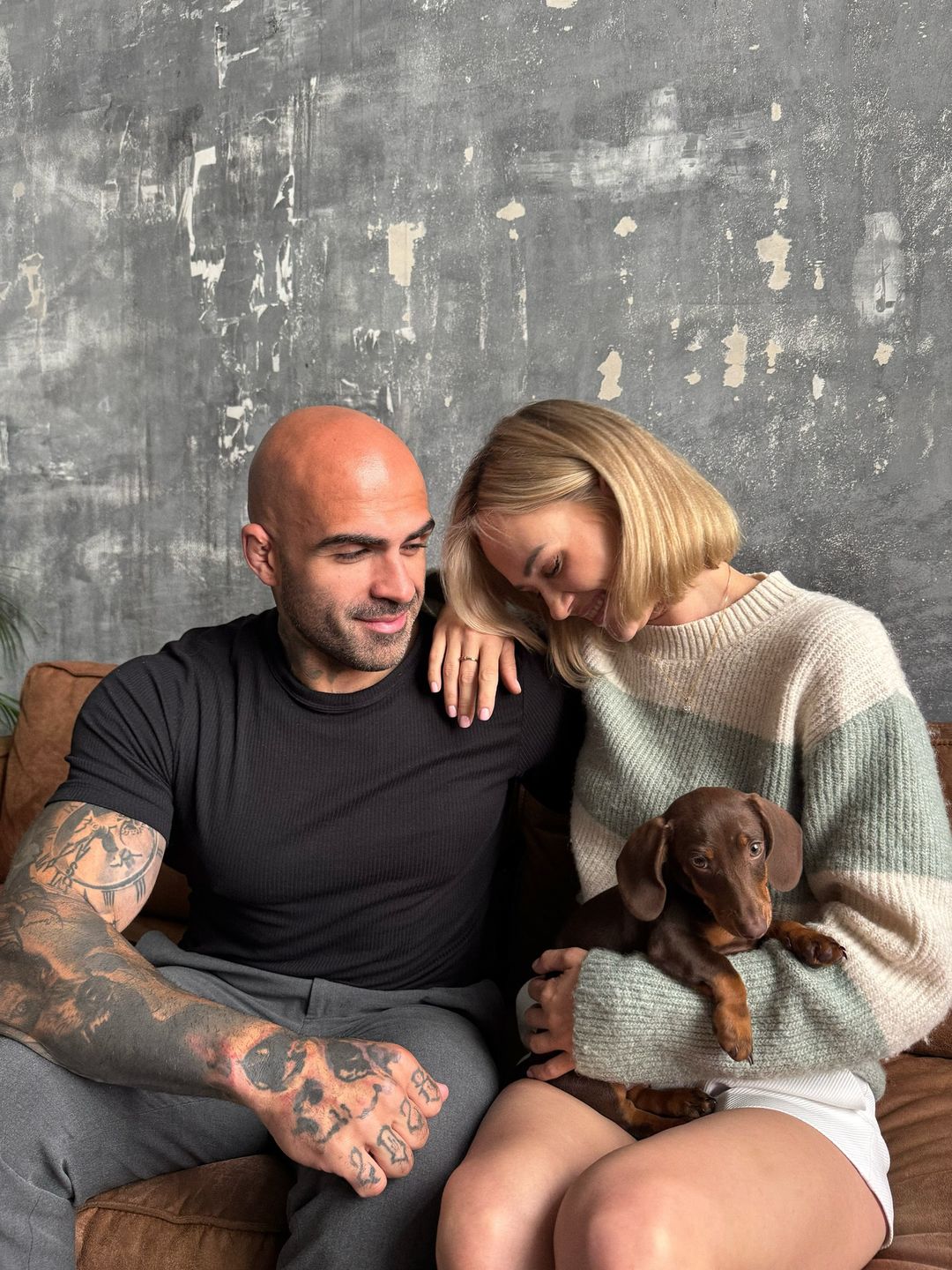 Akop Szostak z byłą już narzeczoną