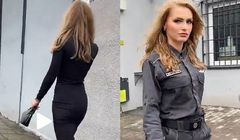 Z balowej sukni w mundur strażniczki. Kpiny ze spotu Służby Więziennej
