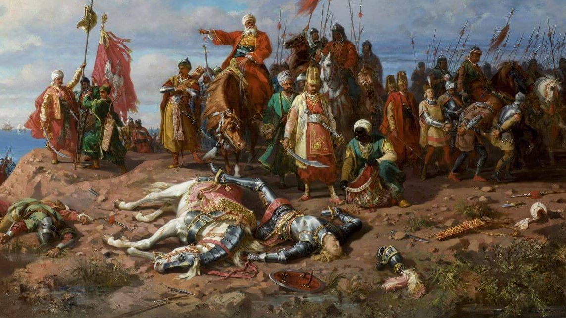 Śmierć Władysława Warneńczyka. Obraz Stanisława Chlebowskiego