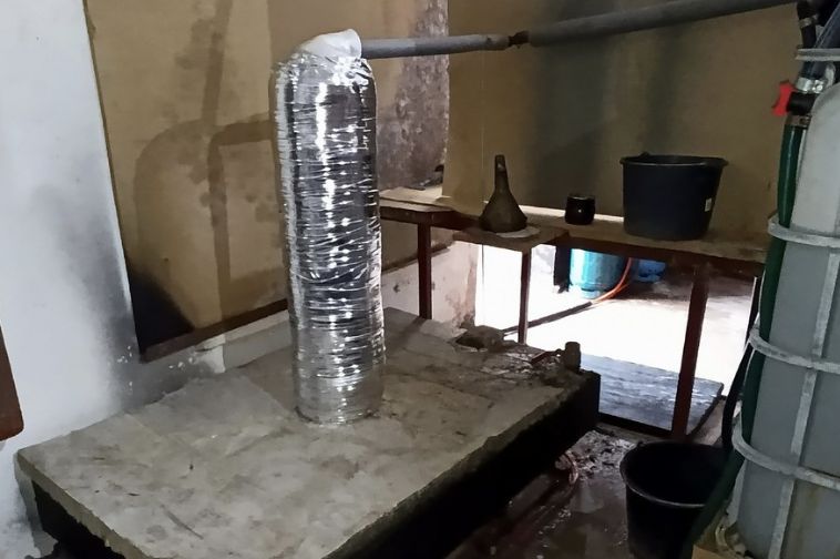 Zlikwidowana bimbrownia w Suwałkach