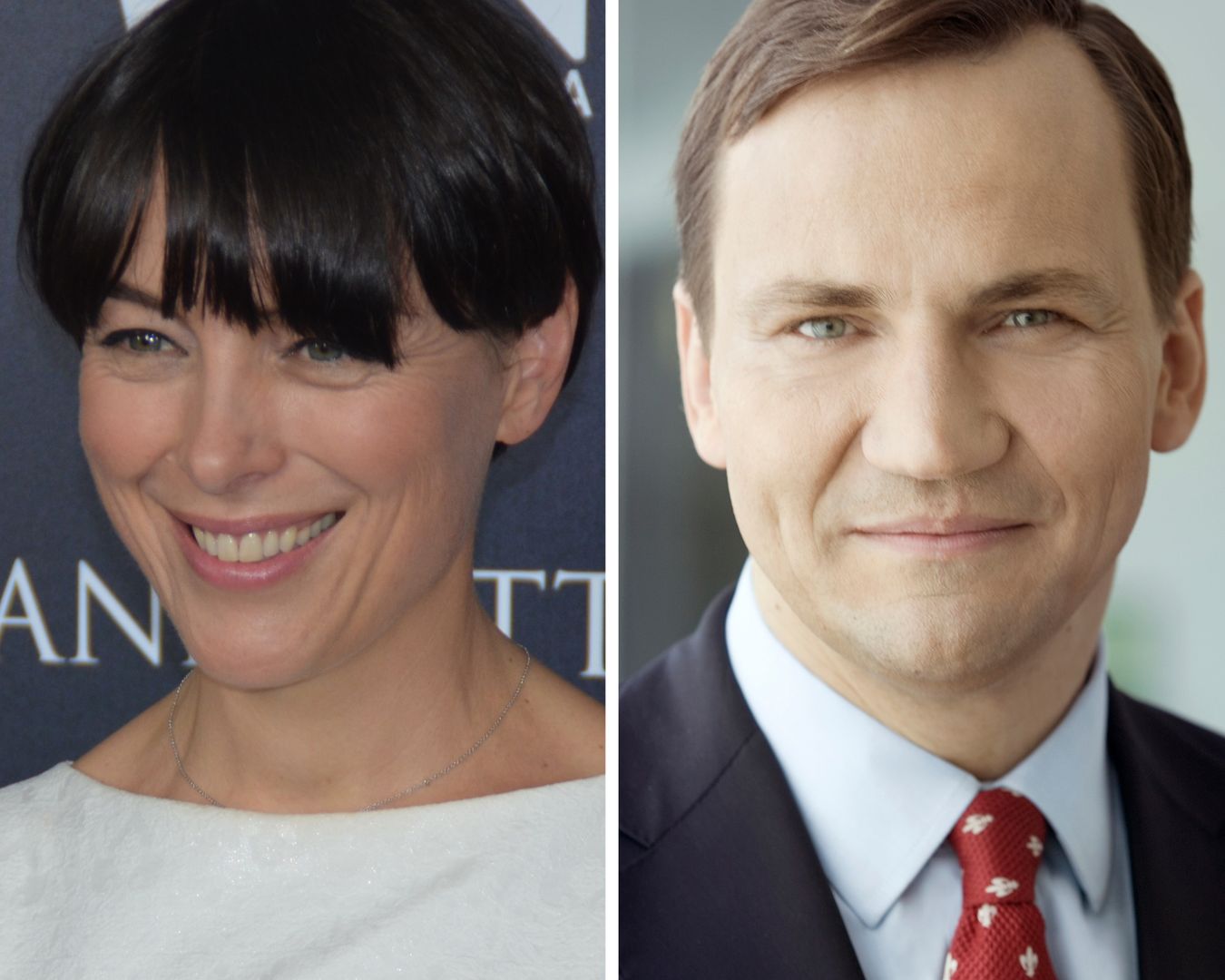 Radosław Sikorski i Olivia Williams - miłość jak z filmu