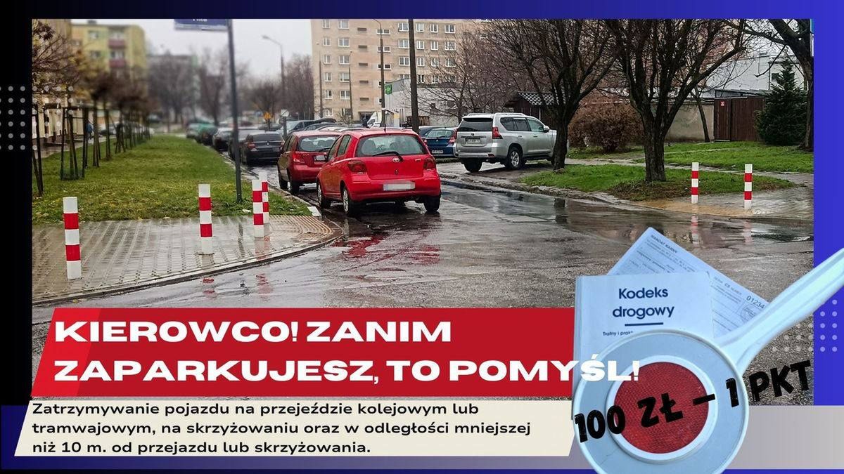 Mandaty za złe parkowanie 