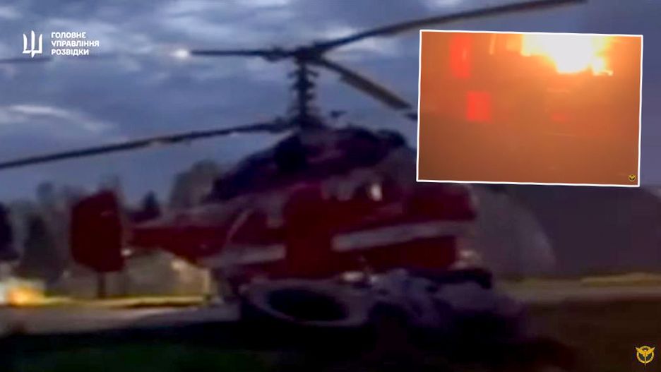 Kadr z akcji wywiadu Ukrainy