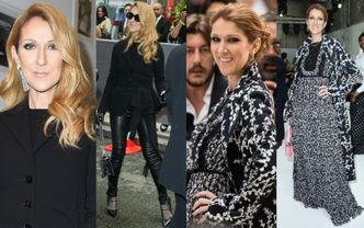 Uśmiechnięta Celine Dion na tygodniu mody w Paryżu (ZDJĘCIA)