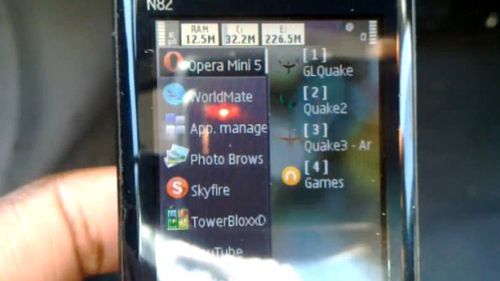 Nokia N82 i 66 aplikacji uruchomionych w tym samym czasie 1