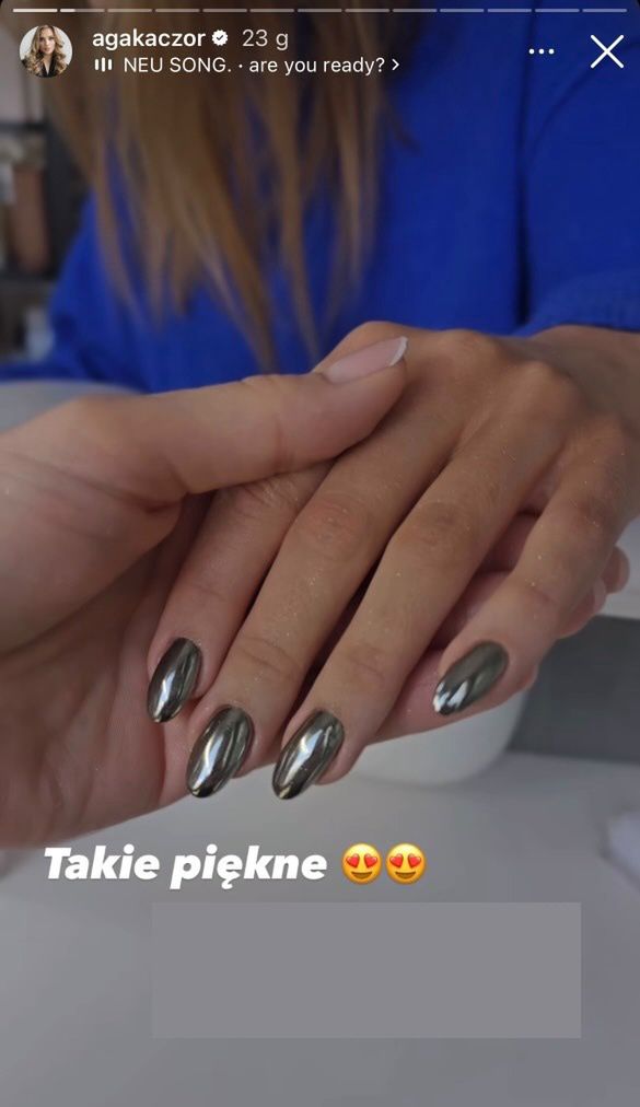 Agnieszka Kaczorowska pochwaliła się paznokciami na finał "TzG"