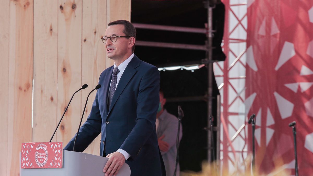 Nord Stream 2. Mateusz Morawiecki uważa, że inwestycja powinna zostać przerwana. (Photo by Krzysztof Zatycki/NurPhoto via Getty Images)
