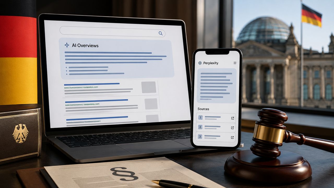Niemiecki regulator obejmuje Google AI Overviews i Perplexity prawem medialnym