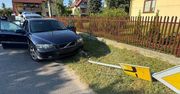 Biała Podlaska: 30-latek uciekając przed policją wjechał w znak.