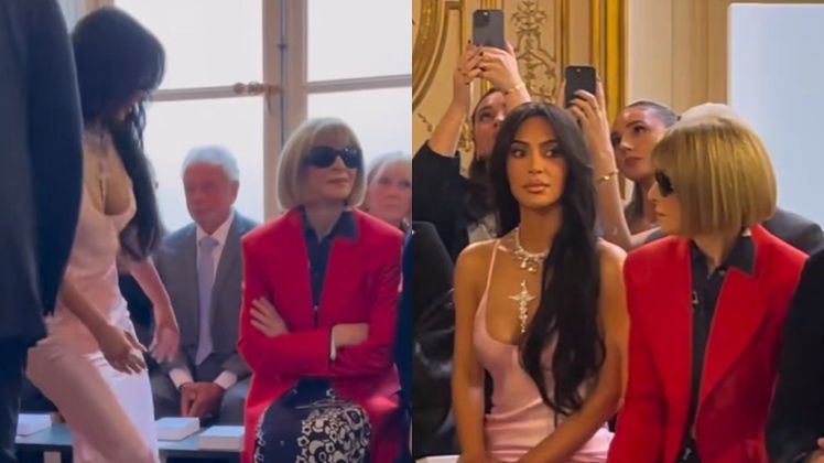 Kim Kardashian spóźniła się na pokaz i została zignorowana przez Annę Wintour