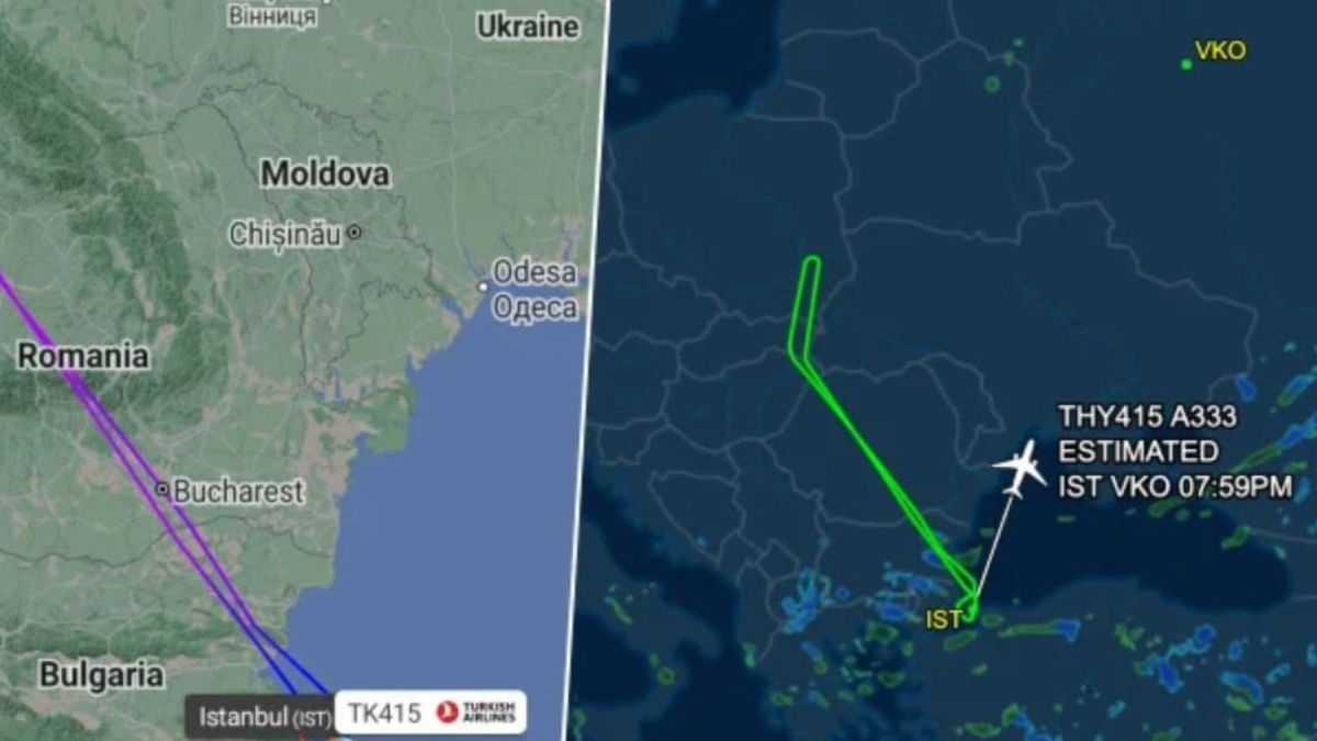 Manewr tureckiego samolotu nad Polską. Leciał do Rosji