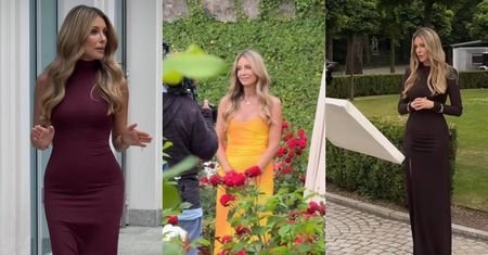 Małgorzata Rozenek wdzięczy się w całej palecie kreacji na planie nowego programu. Ikona mody?