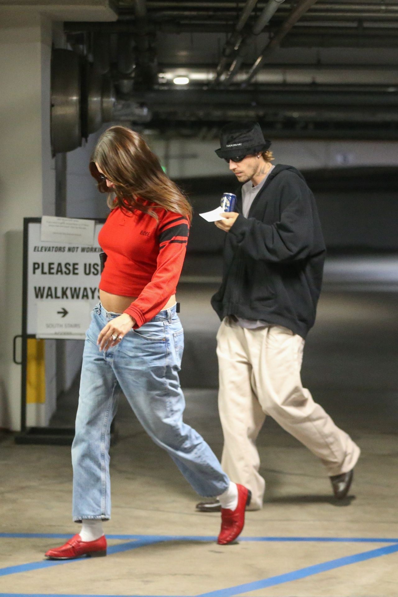 Justin and Hailey Bieber "caught" by a photojournalist