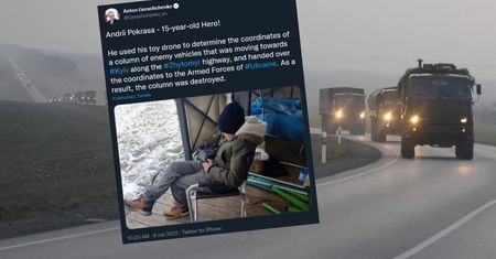 15-latek bohaterem. Zniszczył Rosjanom kolumnę