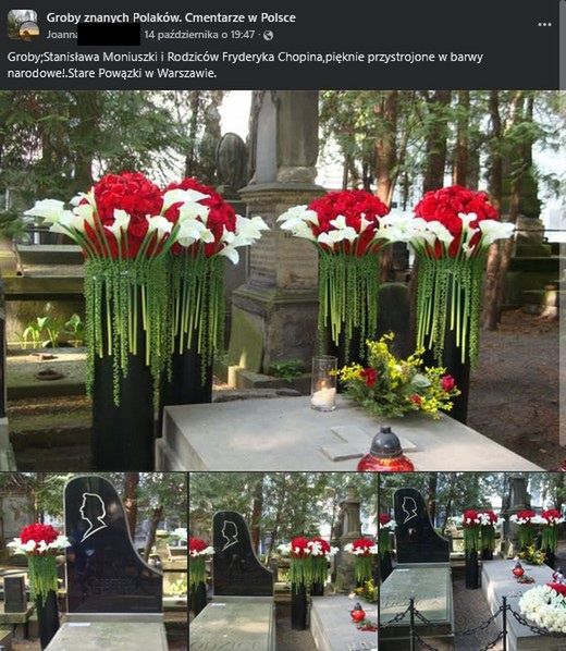  Tak wyglądał grób rodziców Chopina kilka dni temu